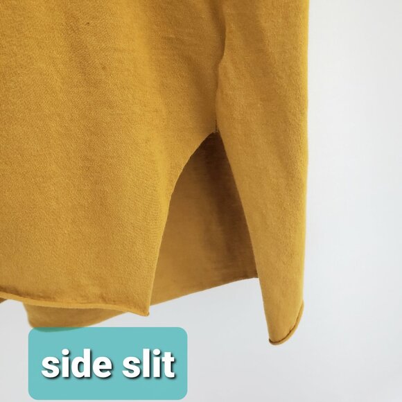 Johnny Was Tunic Top LARGE Dark Mustard Embroidered Floral 3/4-Sleeve #J13019-7 - Picture 6 of 10